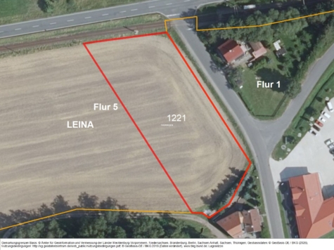 Ackerfläche Leina, Thüringen, Gotha