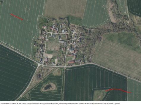 Flächen bei Loickenzin, Mecklenburg-Vorpommern, Mecklenburgische Seenplatte