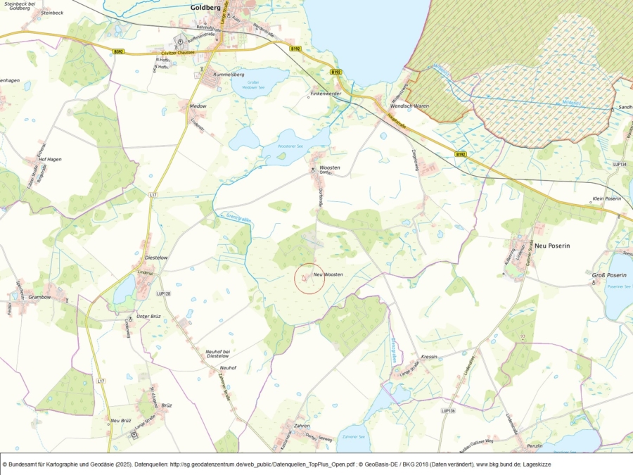 Grundstück in Neu Woosten I - Bild