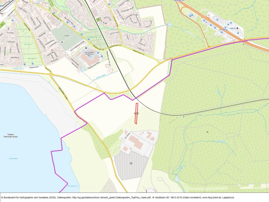 Fläche bei Harbke - Bild