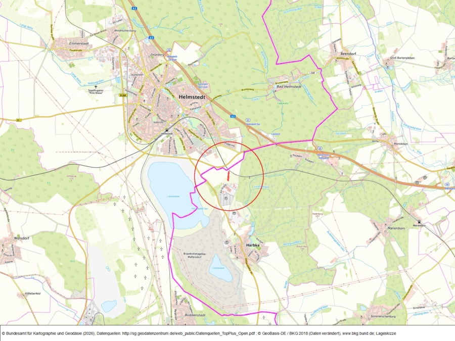 Fläche bei Harbke - Bild