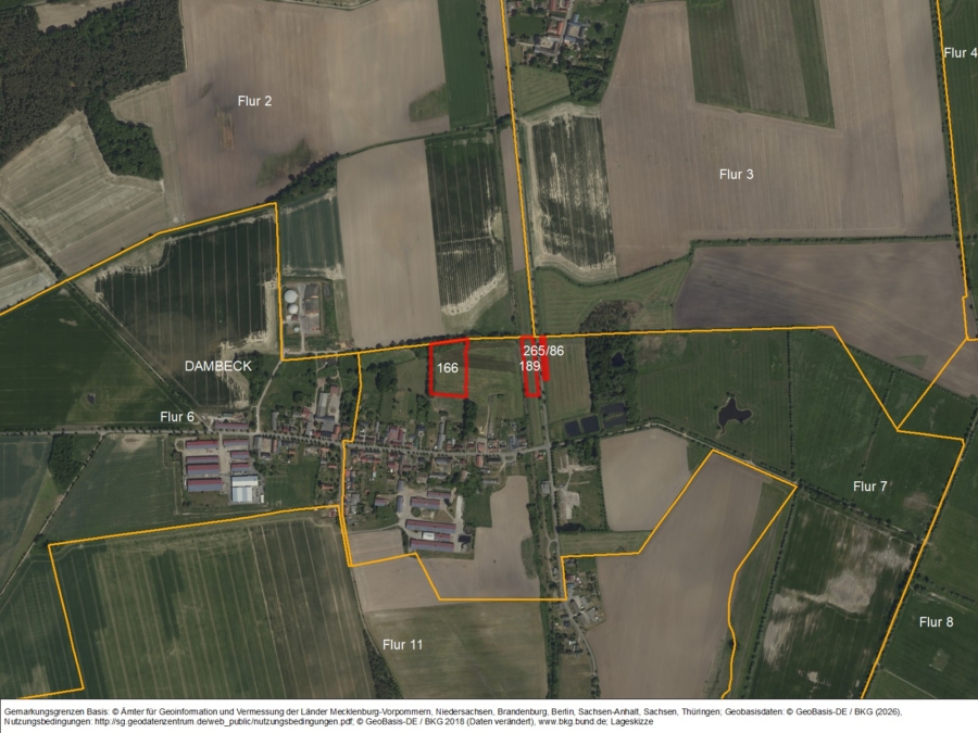 Land. Flächen bei Dambeck - Bild