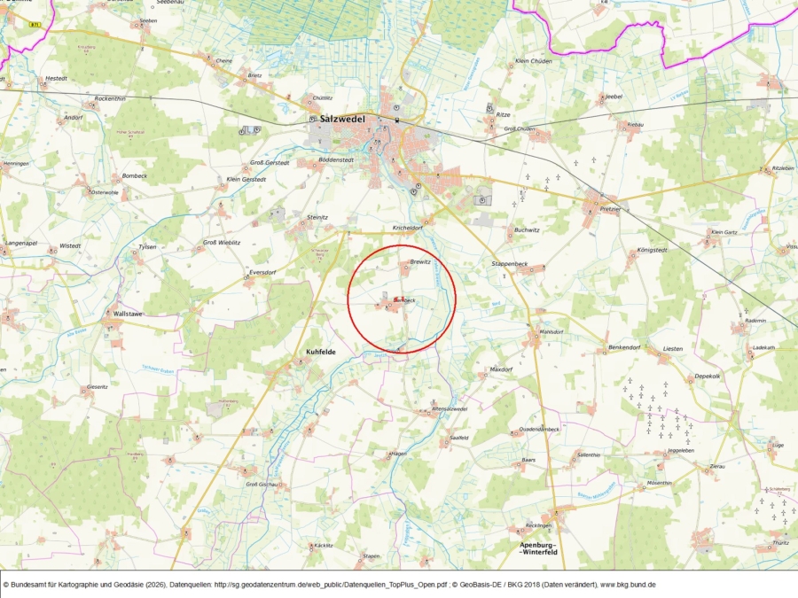 Land. Flächen bei Dambeck - Bild