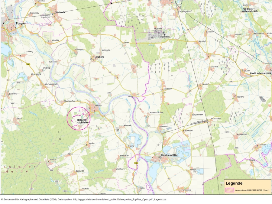 Flächen in Belgern Flur 5 und 14 - Bild