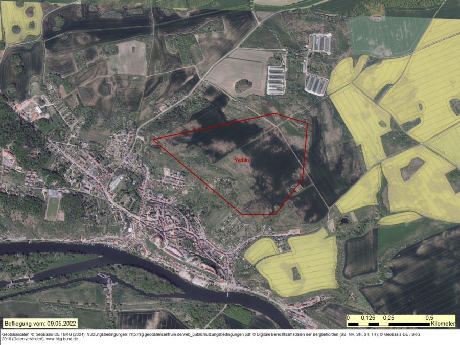Bergwerkseigentum Wettin, Hartgestein - Bild
