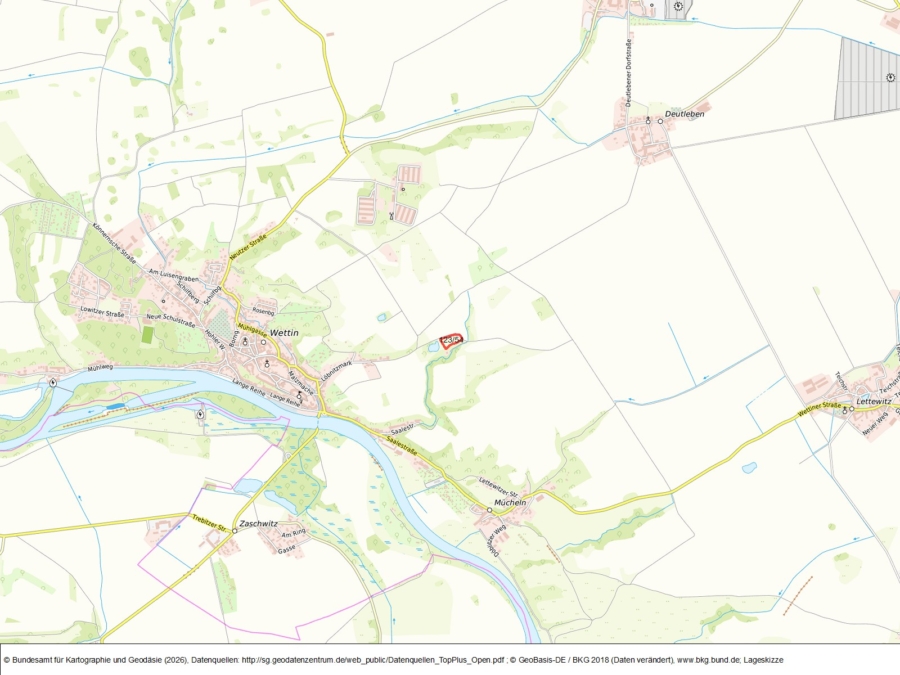 Wettin-Einzelfläche - Bild