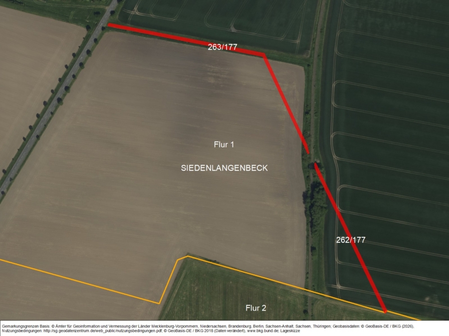 Flächen bei Siedenlangenbeck - Bild
