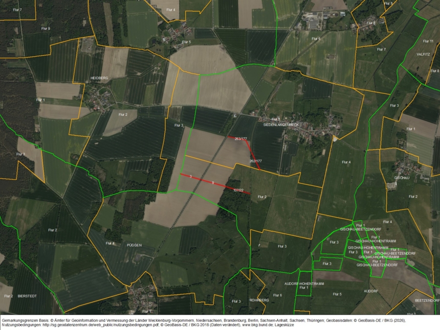 Flächen bei Siedenlangenbeck - Bild