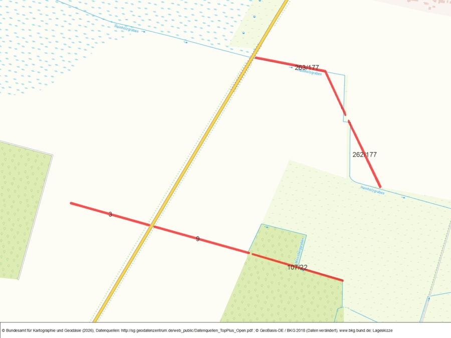Flächen bei Siedenlangenbeck - Bild