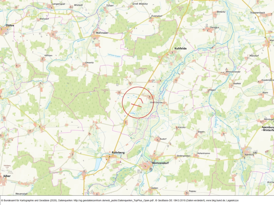 Flächen bei Siedenlangenbeck - Bild