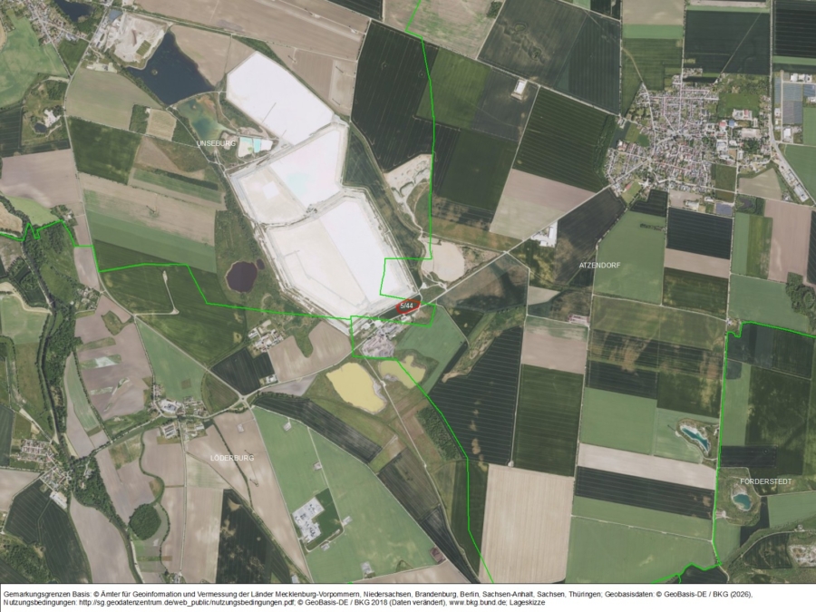 Acker bei Unseburg - Bild