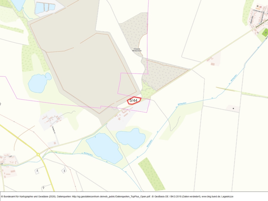 Acker bei Unseburg - Bild