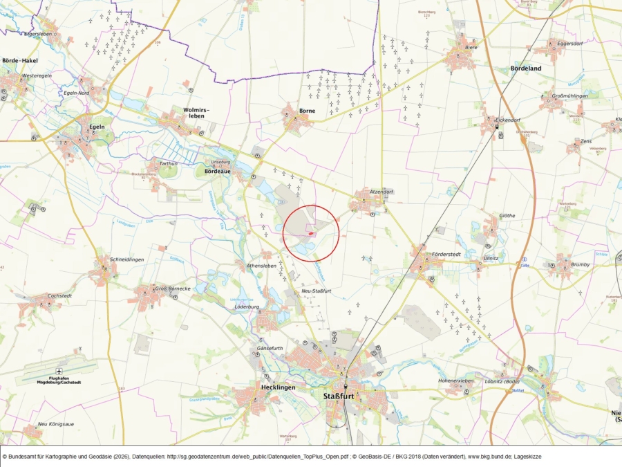 Acker bei Unseburg - Bild