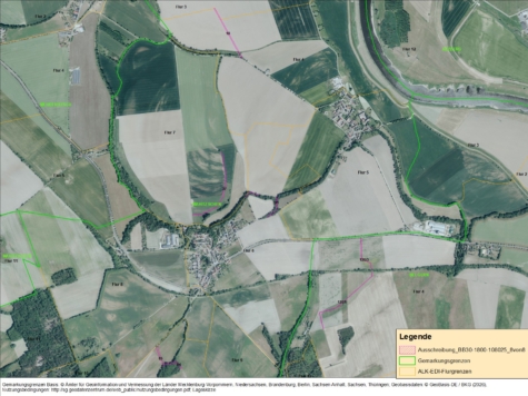 Flächen in Mahitzschen und Belgern, Sachsen, Nordsachsen