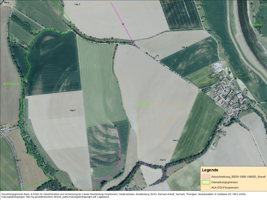 Flächen in Mahitzschen und Belgern - Bild