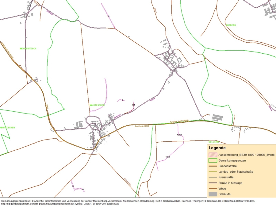 Flächen in Mahitzschen und Belgern - Bild