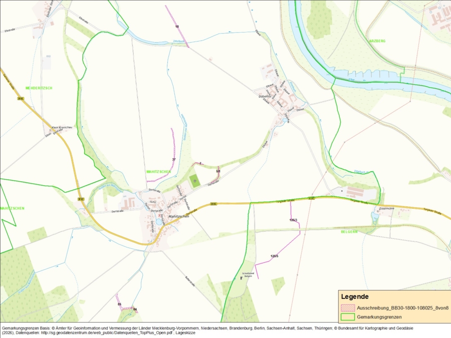Flächen in Mahitzschen und Belgern - Bild