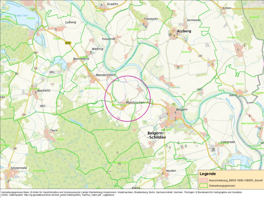 Flächen in Mahitzschen und Belgern - Bild