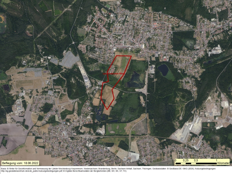 Ausschreibung Bergwerkseigentum Lauchhammer-West, Tonrohstoffe - Bild