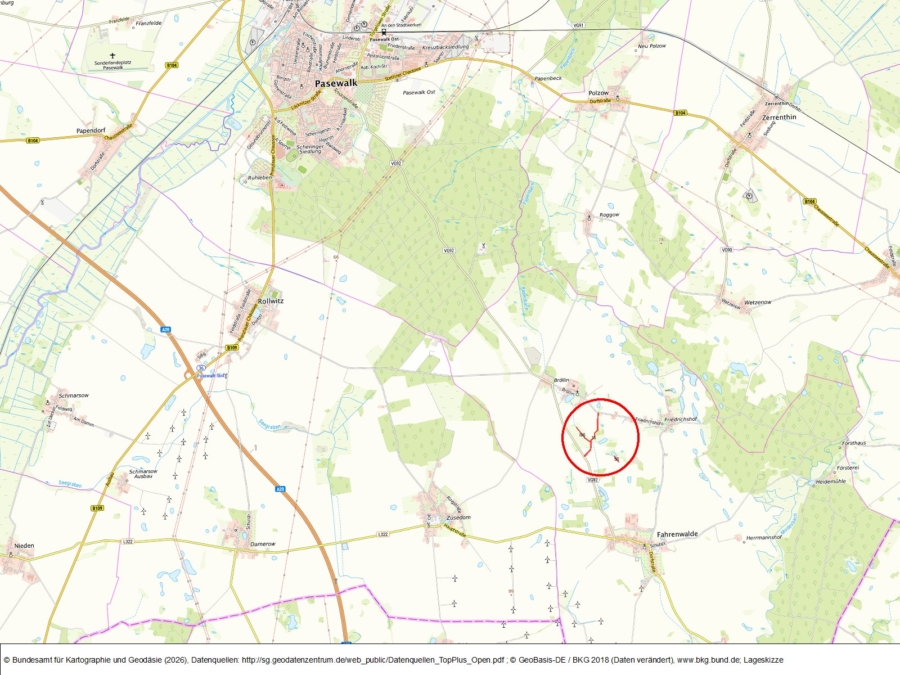 Flächen in Bröllin 2 - Bild