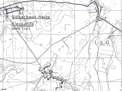 Bergwerkseigentum Vipperower Heide, Kiese und Kiessande, Mecklenburg-Vorpommern, Mecklenburgische Seenplatte