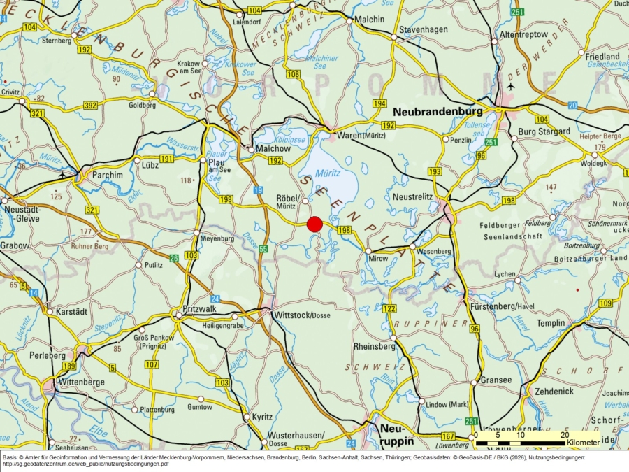 Bergwerkseigentum Vipperower Heide, Kiese und Kiessande - Bild