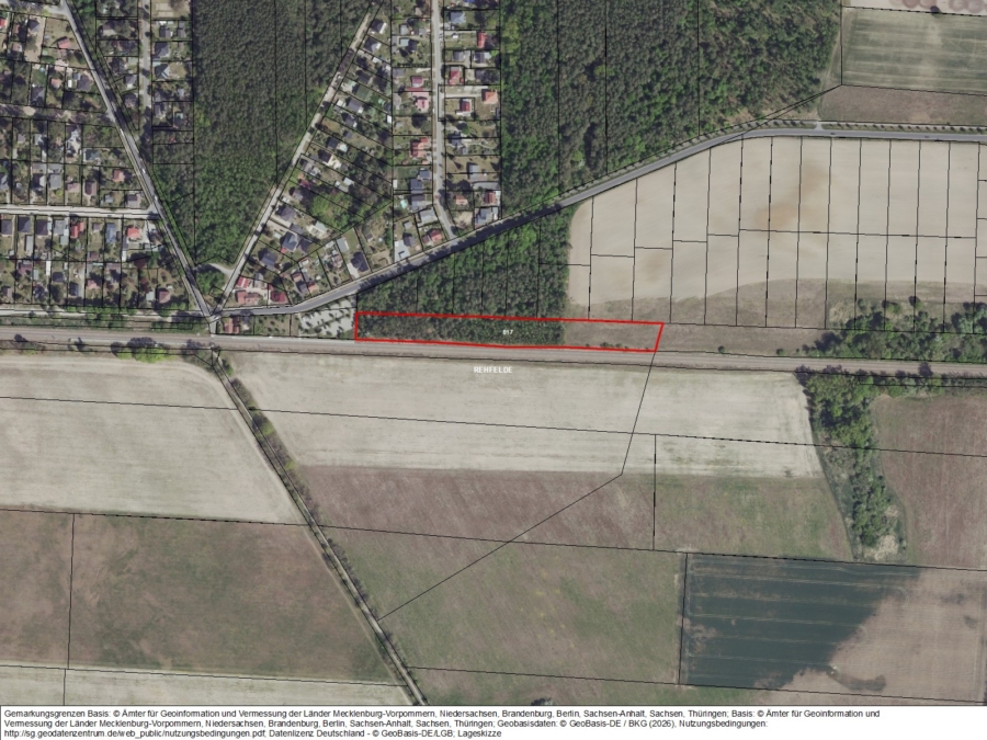 Kleinstflächen bei Zinndorf, Rehfelde und Lichtenow - Bild