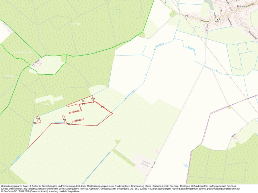 Grünland - Gemarkung Tramm (II) - Bild