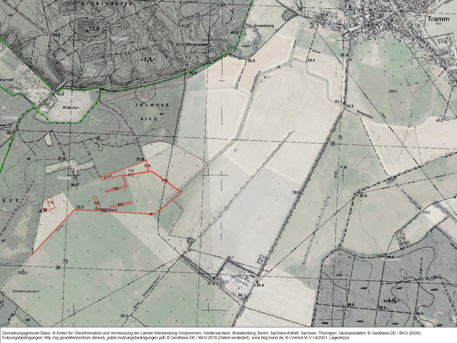 Grünland - Gemarkung Tramm (II) - Bild