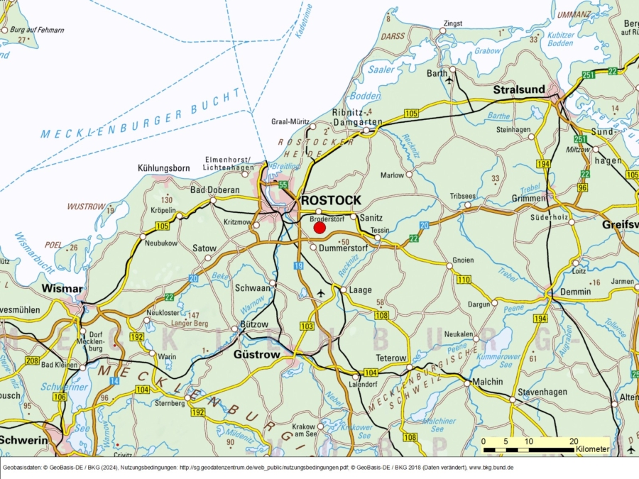 Bergwerkseigentum Fresendorf Untergrundspeicherformation - Bild