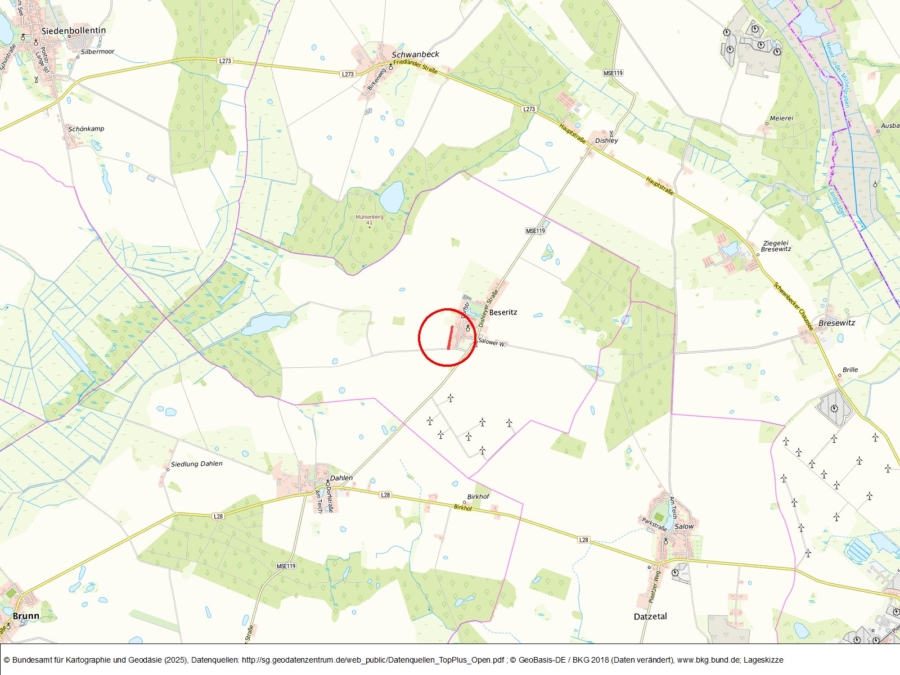 Fläche bei Beseritz, Los 3 - Bild