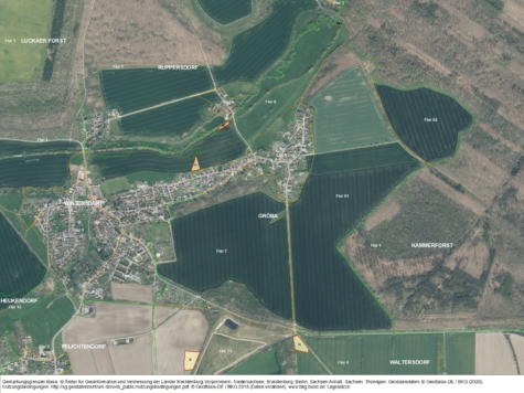 Acker und Grünland Gröba, Thüringen, Altenburger Land