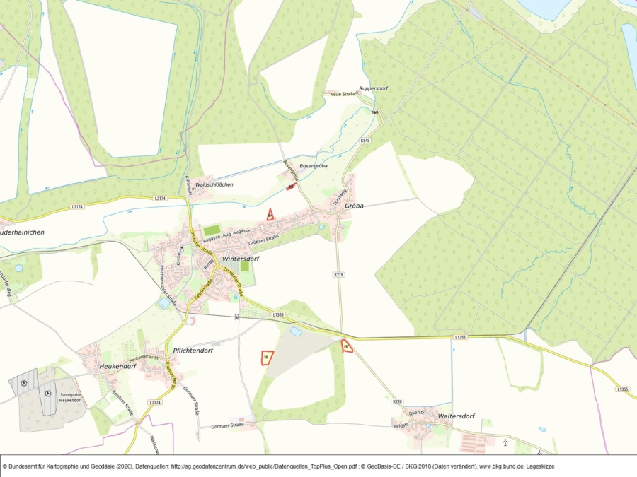 Acker und Grünland Gröba - Bild