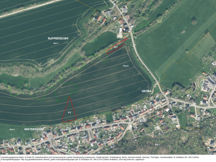 Acker und Grünland Gröba - Bild