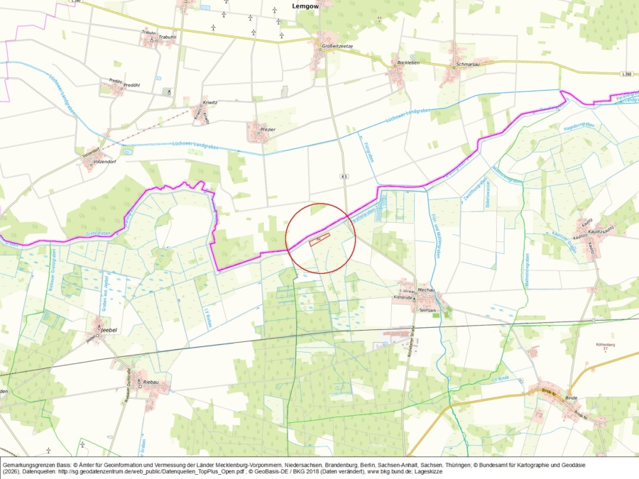 Grünland in Mechau - Bild