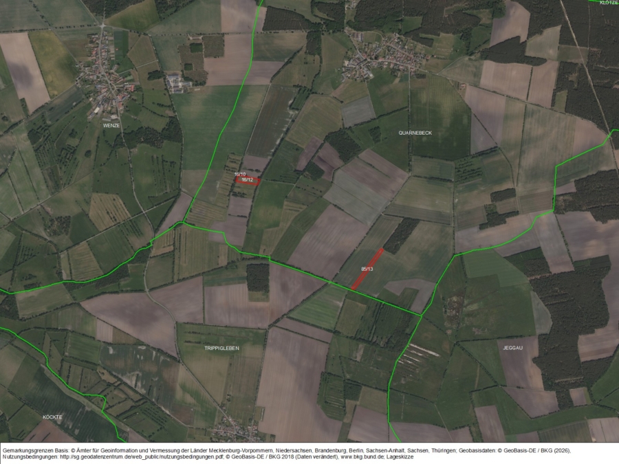 Landw. Flächen bei Quarnebeck - Bild
