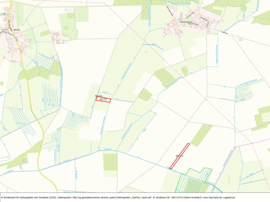 Landw. Flächen bei Quarnebeck - Bild