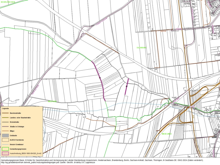 Flächen in Eilenburg, Flur 13, Flurstücke 14 und 28 - Bild