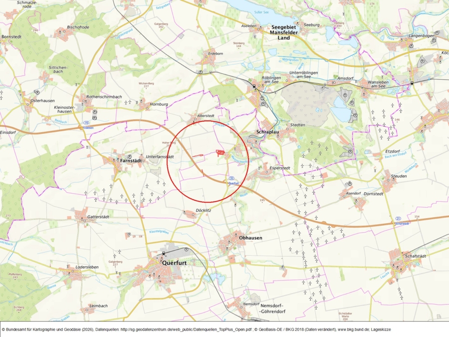 Schraplau-Alberstedt-Acker-Grünland - Bild