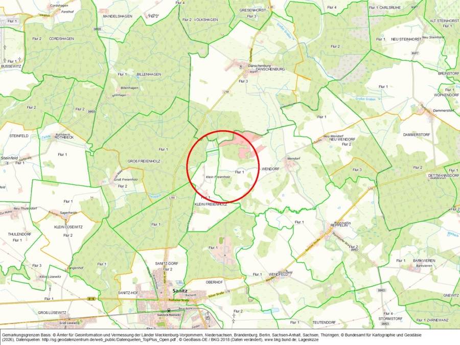 Windrechte im Vorranggebiet für WEA Wendorf - Bild