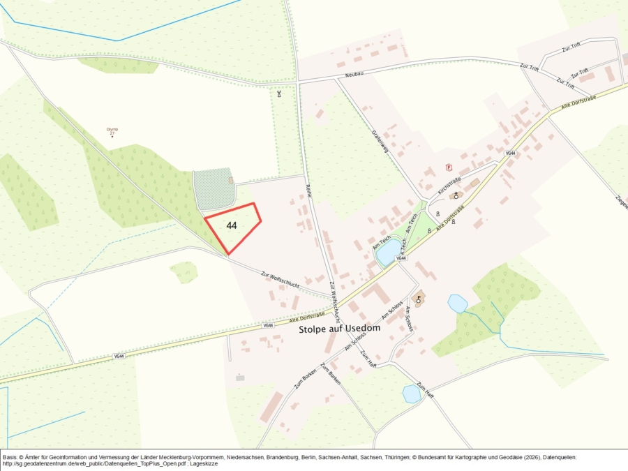 Grundstück - Gemarkung Stolpe auf Usedom - Bild