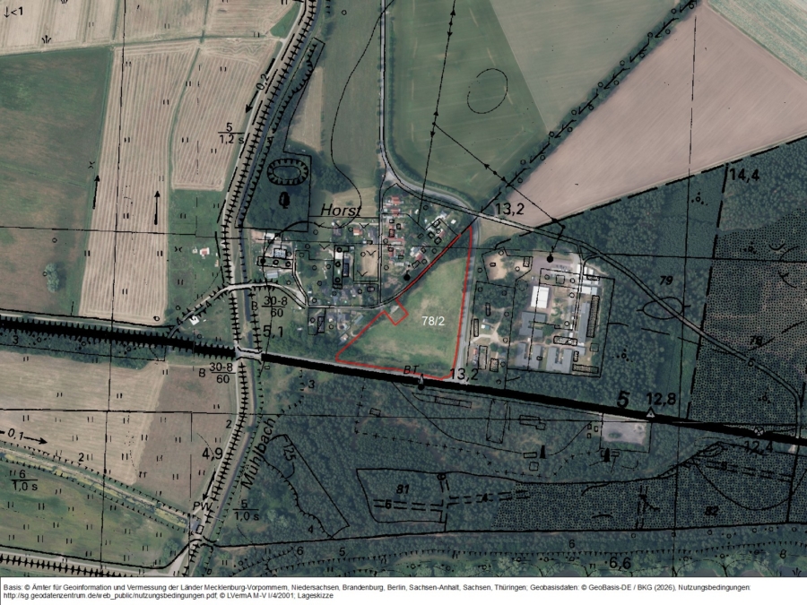 Grundstück in Horst bei Boizenburg/Elbe - Bild