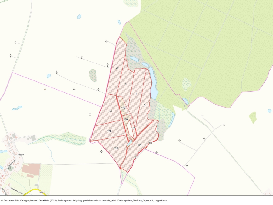 Windrechte im Windpark Vorbeck-Kambs - Titelbild