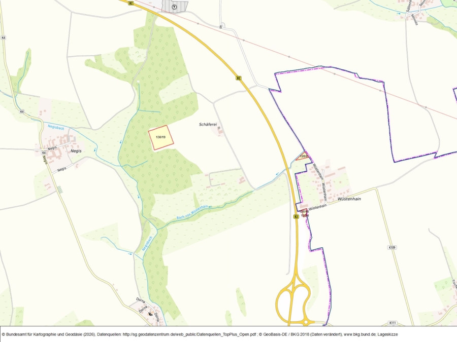 Flächen bei Dorna - Bild