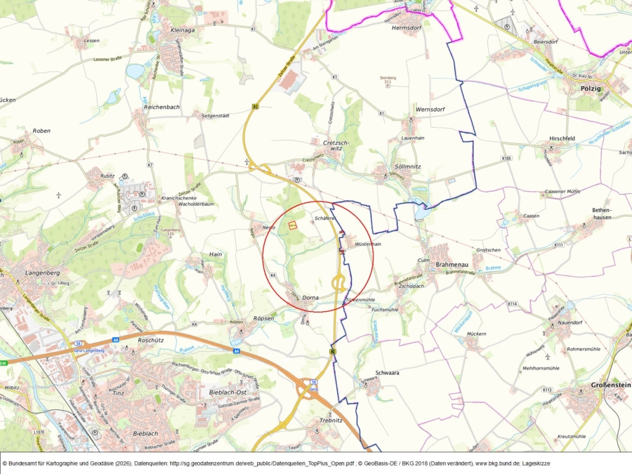 Flächen bei Dorna - Bild