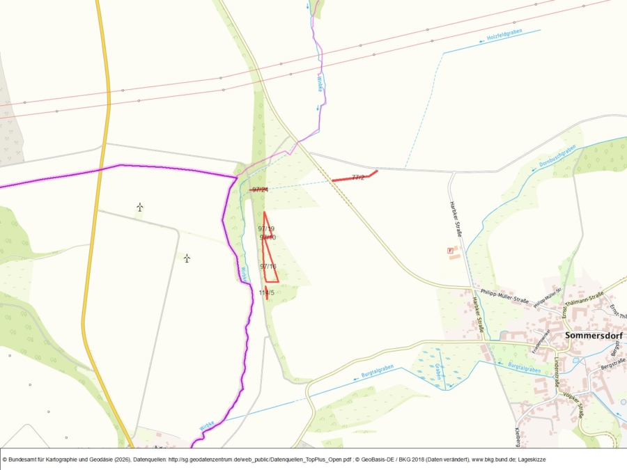 Flurstücke in Sommersdorf - Bild