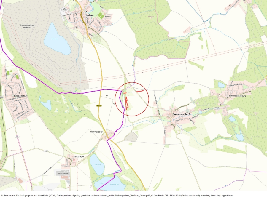 Flurstücke in Sommersdorf - Bild