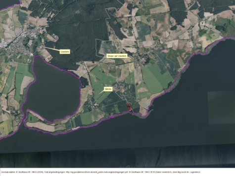 Fläche in Welzin/Insel Usedom, Mecklenburg-Vorpommern, Vorpommern-Greifswald