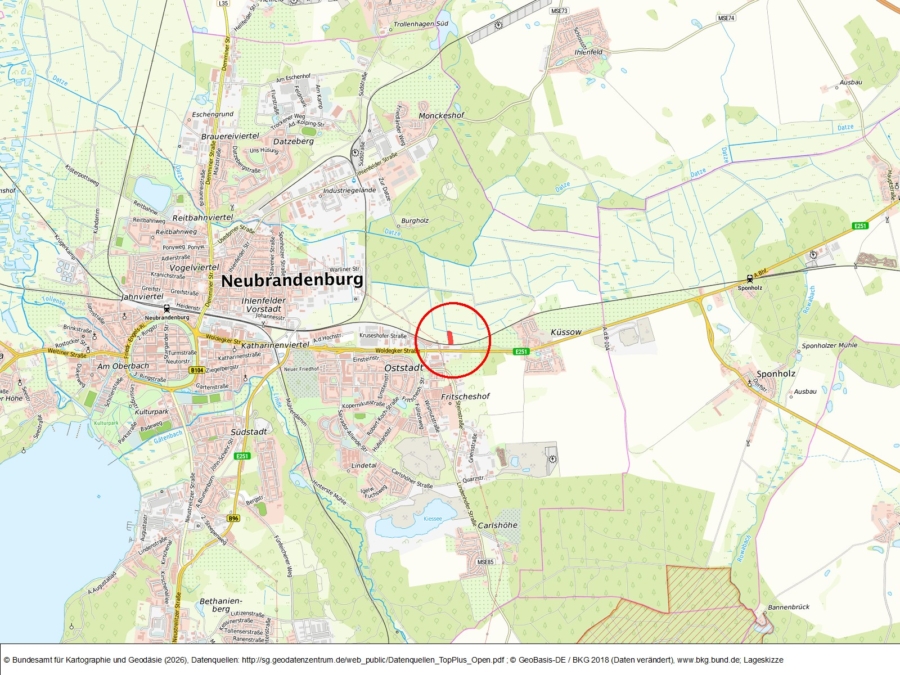 Flächen bei Neubrandenburg, Los 1 - Bild