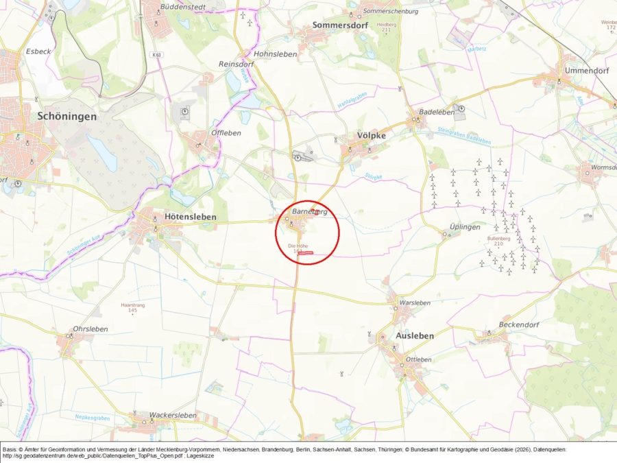 Landw. Flächen bei Barneberg - Bild